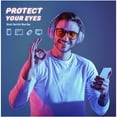 thumbnail image 2 of 2026 New Professional Sleep Glasses with 99.9% Blue Light Blocking Dual AR Coatings Red Lens, Computer Gaming Glasses for Men Women, Anti Fatigue & Eye Strain, 2 of 6