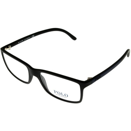 Polo Ralph Lauren Prescription Eyewear Frames  Men Rectangular Black PH2126 5505 Size: Lens/ Bridge/ Temple:  55_16_145_34