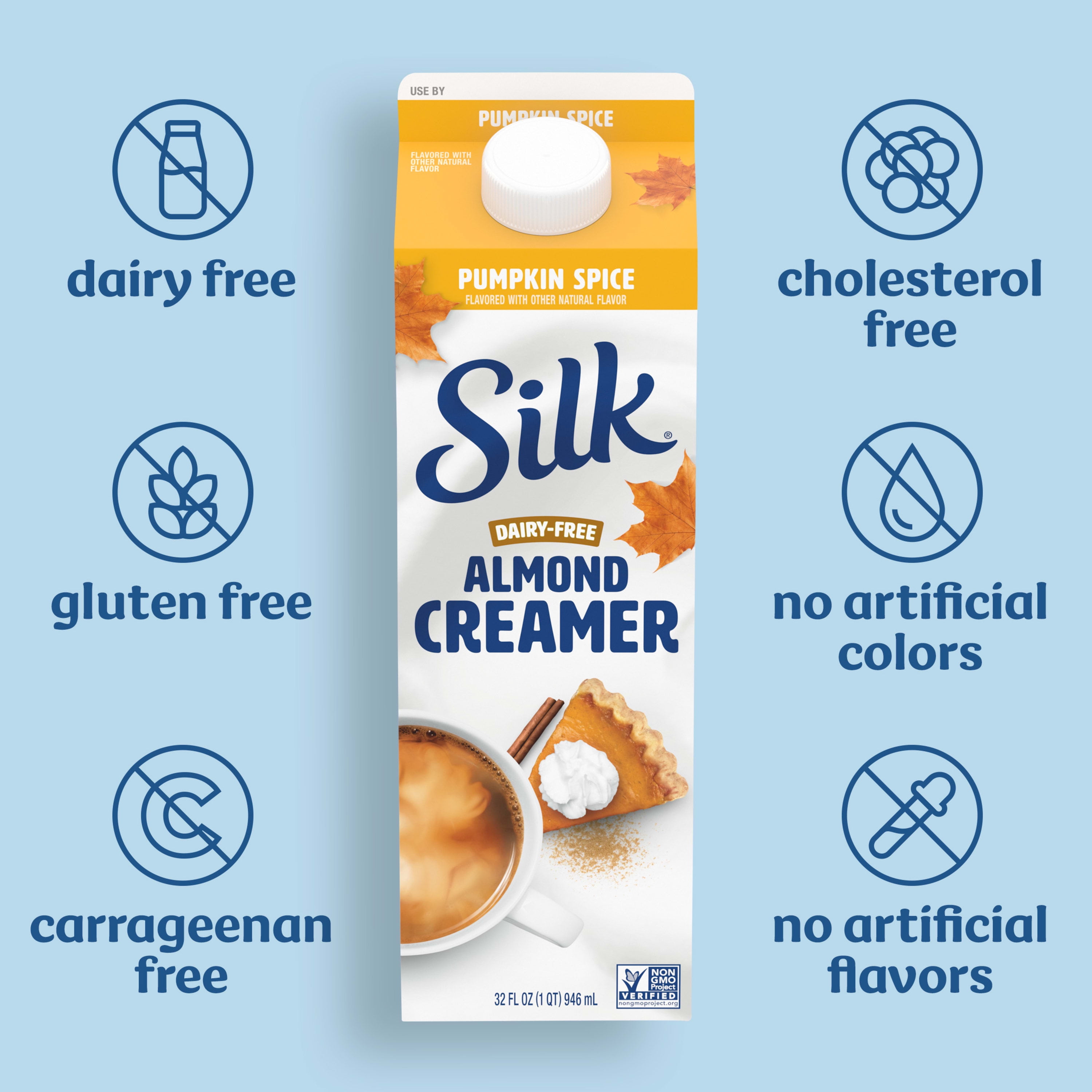 Silk Almond Creamer Pumpkin Spice - 32 Fl. Oz. - Randalls