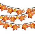 thumbnail image 1 of Bewildely Espíritu de otoño LED hoja de arce calabaza linterna cadena luz decoraciones de otoño luces de hoja de arce Kits de decoración para fiestas, 1 of 6