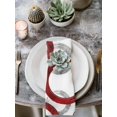 thumbnail image 2 of Red Grey Cloth Napkins Set of 6 Reusable Dinner Napkins, Geometric Circle Modern Abstract Simple Art Cocktail Napkin Washable Table Napkins for Wedding/Holiday Party/Baby Shower 20"x20", 2 of 7