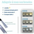thumbnail image 2 of Glocusent Rechargeable Neck Reading Lamp, Lamp for Reading in Bed, 3 Colors, 6 Brightness Levels, Foldable Arms, Long Life, Perfect for Reading, Knitting, Repairing [Cl, 2 of 5