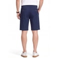 thumbnail image 2 of MEILIHUA Men's 9" Inseam Flat Front Golf Shorts, Tailored Fit Casual Chino Shorts with Stretch Waistband, 2 of 8