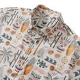 thumbnail image 2 of Fashion Hawaiian Shirt For Men Tiki Beach By House of Haricot Button-down Shirt Short Sleeve 100% Cotton Shirt, 2 of 8