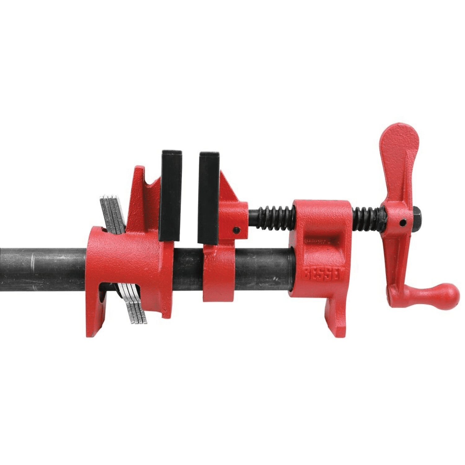 Bessey Bar Clamp, Cast Iron Handle and 1 1/2 in Throat Depth PC12-2