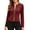 Wine, variant on Tqcoqu Womens Long Sleeve Zip Up Jacket,Lightweight Fashion Jacket Sculpted Seams Casual Outerwear,Army Green Women's S-XXL
