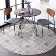 thumbnail image 2 of SAFAVIEH Global Cainneach Diamond Area Rug, Grey/Ivory, 5'3" x 7'6", 2 of 4