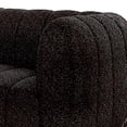 thumbnail image 2 of Hery Sofa and Loveseat Set, Black Boucle, Vertical Channel Tufting, 2 of 3