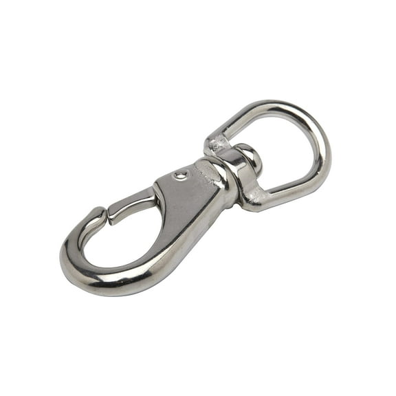 Seachoice Heavy Duty Swivel Eye Snap, Size #1, 3-3/8 in. Long, 5/8 in. ID Eye, 400 Lb. Break Strength