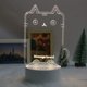 thumbnail image 3 of Tablero de mensajes YONGSHENG transparente 3D pequeña luz nocturna luminosa acrílico nota-escritor estilo 1, 3 of 5