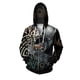 thumbnail image 2 of Novedades en sudaderas y sudaderas con capucha, ropa para hombre con estampado de guerrero, sudadera con capucha y cremallera de nuevo estilo para otoño, ropa para hombre, camisa para hombre, 2 of 5