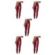 thumbnail image 1 of Leggings de cuero Sonducket para Mujeres Push Up Slim Skinny color Rojo, 1 of 3
