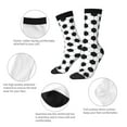 thumbnail image 4 of Honeii Soccer Ball Print Adult Socks,Crew Socks,Casual Calf Socks,Daily Wear Socks for Men & Women, Perfect for Sports, Casual and Everyday Use, 4 of 6