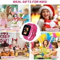 thumbnail image 7 of TOPCHANCES 4G Smart Watch for Boys Girls, 1.83in Touch Screen Kids Smartwatch with Games, Two-way Voice Calls, SOS Call, SMS function (Rose Red), 7 of 7