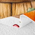 thumbnail image 5 of Manfei Classic Halloween Pumpkin Lantern Quilt King,Skull Print King Coverlet Set,3-Piece,1 Bedspread and 2 Pillowcases, 5 of 7