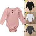 thumbnail image 3 of Nouveau-né Bébé Fille Garçon Romper Combinaison Combinaisons Pull Vêtements, 3 of 5