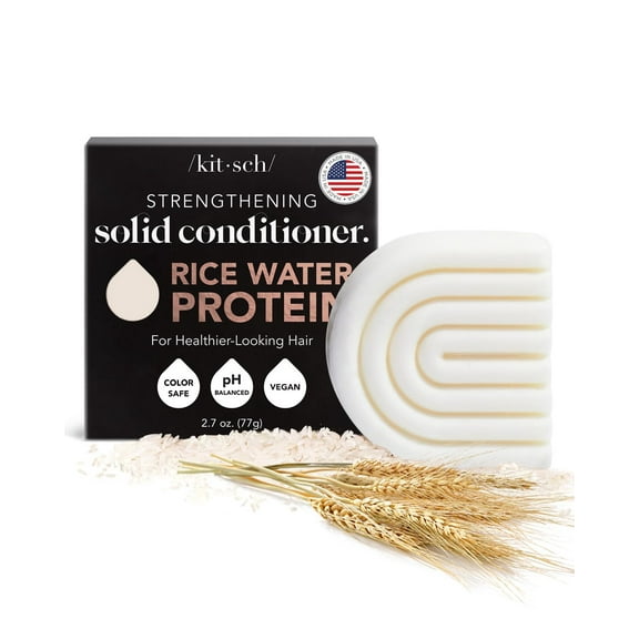 Kitsch Strengthening Solid Conditioner Bar with Rice Water Protein, 2.82 oz
