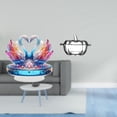 thumbnail image 2 of Estatua de escultura de cisne,Escultura de cisne para decoración del hogar Adorno de San Valentín,Plato de dulces,Plato de dulces de vidrio con tapa Tarro de dulces decorativo,Para el buffet, 2 of 8