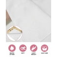 thumbnail image 6 of Easter Rabbits Kitchen Dish Towels for Drying Dishes Set of 4, Spring Yellow Flowers Country Plants Yellow Waffle Weave Microfiber Hand Tea Bathroom Towels Quick Dry & Absorbent Towel 15.7x23.6, 6 of 7