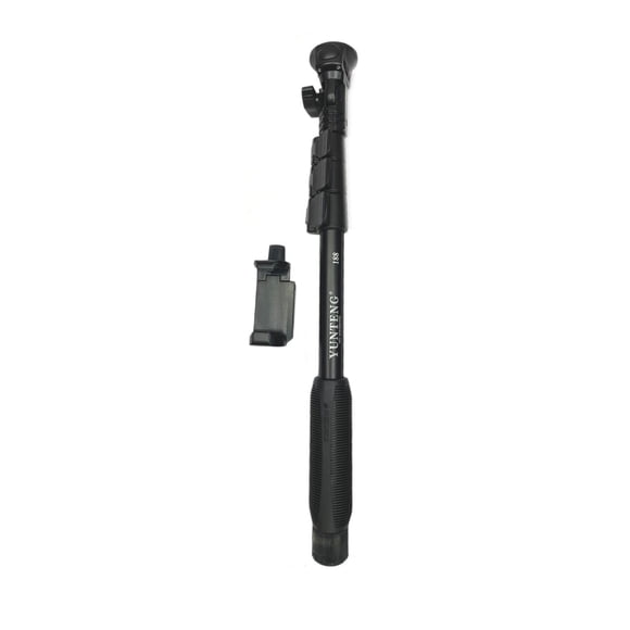 YUNTENG Perche à Selfie Portable Extensible en Alliage d'Aluminium Monopode à Main avec Support de Téléphone à Vis 1/4 Pouce pour Petit Appareil Photo Numérique Téléphone Intelligent
