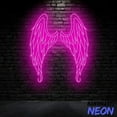 thumbnail image 3 of Handmadetneonsign Angel Wings Neon Sign, Angel Wings Led Sign, Angel Wings Wall Art, House Wall Decor 90348, 3 of 5