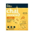 thumbnail image 2 of Tea India Chai Moments Ginger Chai Tea Instant Latte Mix Flavorful Blend Of Premium Black Tea, Ginger & Natural Ingredients Traditional Indian Caffeinated Tea Individually Wrapped 10 Sachets, 2 of 9