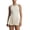 Beige, variant on Womens Tennis Dress with Built in Shorts Fashion Slim Fit Beauty Back Halter Workout Active Dress Summer Solid Sleeveless Lapel Golf Athletic Mini Dress with Pockets