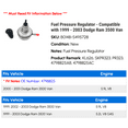 thumbnail image 2 of Fuel Pressure Regulator - Compatible with 1999 - 2003 Dodge Ram 3500 Van 2000 2001 2002, 2 of 3