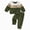 H01-Green, variant on TOWED22 Toddler Baby Boy Sweatshirt Outfit Dinosaur Print Long Sleeve Shirt Jogger Pants Fall Outfits Winter Clothes Set Size:2-3 Y,Color:Khaki