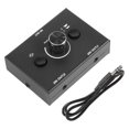 thumbnail image 2 of 3.5mm Audio Switcher, 2 Input 1 Output/1 Input 2 Output Audio Splitter Switcher, Audio Switcher Box, 2 of 5