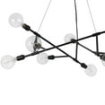 thumbnail image 4 of Sena 36 Inch Chandelier, Sputnik Style w Canopy, Charcoal Gray Metal, 4 of 7