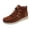 Brown, variant on EKVAHL Orthopedic High Top Boat Shoes for Women Faux Suede Lace Up Ankle Slip On Arch Support Casual Daily Outings Boots Beige