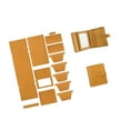 thumbnail image 2 of Conjunto de de cuero DIY para hombre, cartera para tarjetas de crédito para adultos, materiales para proyectos de costura para amigos, papá, Marrón caqui, 2 of 8