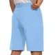 thumbnail image 4 of Pantalones Cortos de Carga para Hombres con Múltiples Bolsillos Pantalones de Carga de Verano de Color Sólido Ajuste Suelto con Bolsillos de Cremallera, 4 of 8