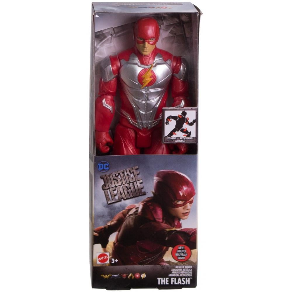 DC Justice League Metal Armor The Flash 12 Inch Action Figure