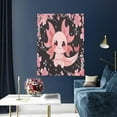 thumbnail image 5 of KLL Chibi Axolotl Sakura Fantasy Print Farmhouse Canvas Wall Art,Wall Decorations For Living Room Office Canvas Wall Decor for Home Decorations, 12'×16’’, 5 of 8