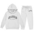 thumbnail image 4 of Little Girls Outfits Set Hoodies Letter Print Sweatshirt, 4 of 4