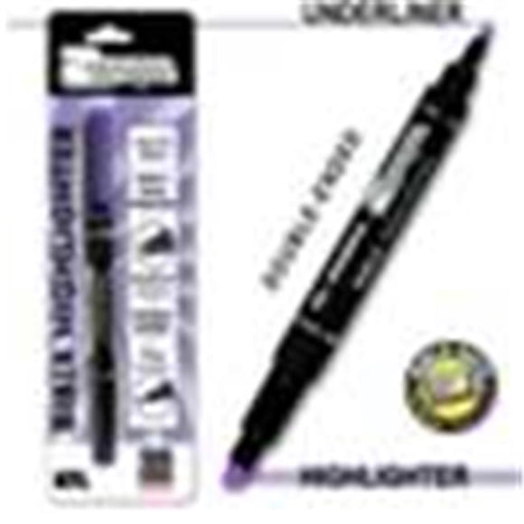 G T Luscombe 121319 Surligneur-Zébrure Double-Extrémité-Violet Cardé