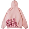 thumbnail image 2 of Pink Hooded Sweatshirt Jacket, 2 of 7