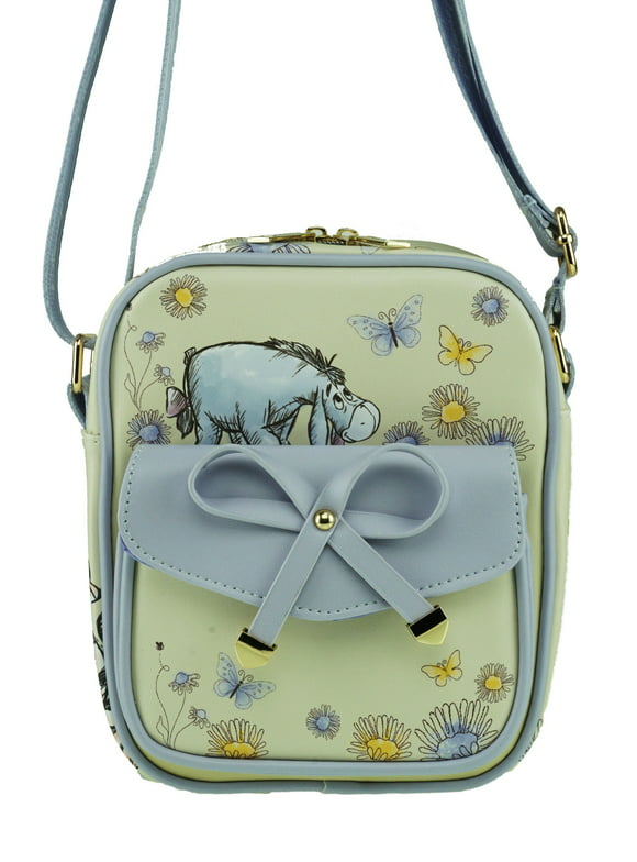 Disney Winnie the Pooh Eeyore 8" Vegan Leather Crossbody Shoulder Bag