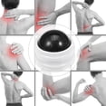 thumbnail image 3 of 1 Pcs Massage Roller Ball Body Massage Tool Stress Ease Polypropylene Artificial Resin White Black, 3 of 7