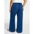 thumbnail image 4 of Terra & Sky Women's Plus Size High Rise Knit Denim Pants, 27" Inseam, Sizes 0X-4X, 4 of 6