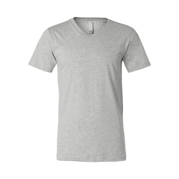 Bella Canvas Unisex Jersey V-Neck Shirt Cotton Men Shirts Classic Womens V-Neck T-Shirts Bella Canvas Short Sleeve T-shirt Blank All Color Black Tee Shirts for Him White Shirt Grey Shirt for Her