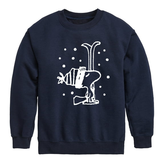 Peanuts - Woodstock Snowfall - Toddler & Youth Crewneck Fleece Sweatshirt
