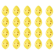 thumbnail image 1 of Bebé niño Ocarina 6 agujeros con cancionero cuello cuerda estudiante juguete amarillo, 1 of 4