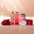 thumbnail image 6 of Deluxe Cherry Blossom Bath and Body Gift Set for Women with Bubble Bath, Bath Salts, Lotion, Rose Soaps & Puff in Wood Cabinet Valentines Gift, 6 of 9
