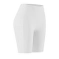 thumbnail image 6 of Sweat Shorts for Women Baggy New High Waist Yoga Shorts Women Tummy Suits Gym Running Yoga Shorts with Pockets Women Volleyball Fitness Short White XL, 6 of 9
