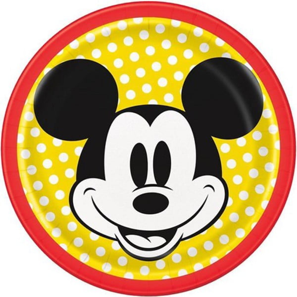 Mickey Mouse 'retro' Small Paper Plates (8ct) - Walmart.com