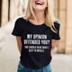 thumbnail image 2 of Camiseta con estampado sarcástico para mujer - Camiseta informal de manga corta con frases divertidas, 2 of 5