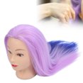 thumbnail image 1 of Braiding Practice Haircutting Styling Mannequin Head with Clear Hair Line for Salon Training, 1 of 8